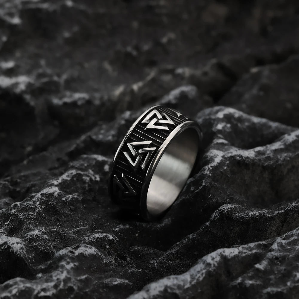 Men's Aztec Rune Ring